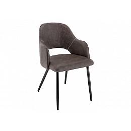 Стул на металлокаркасе Konor коричневый