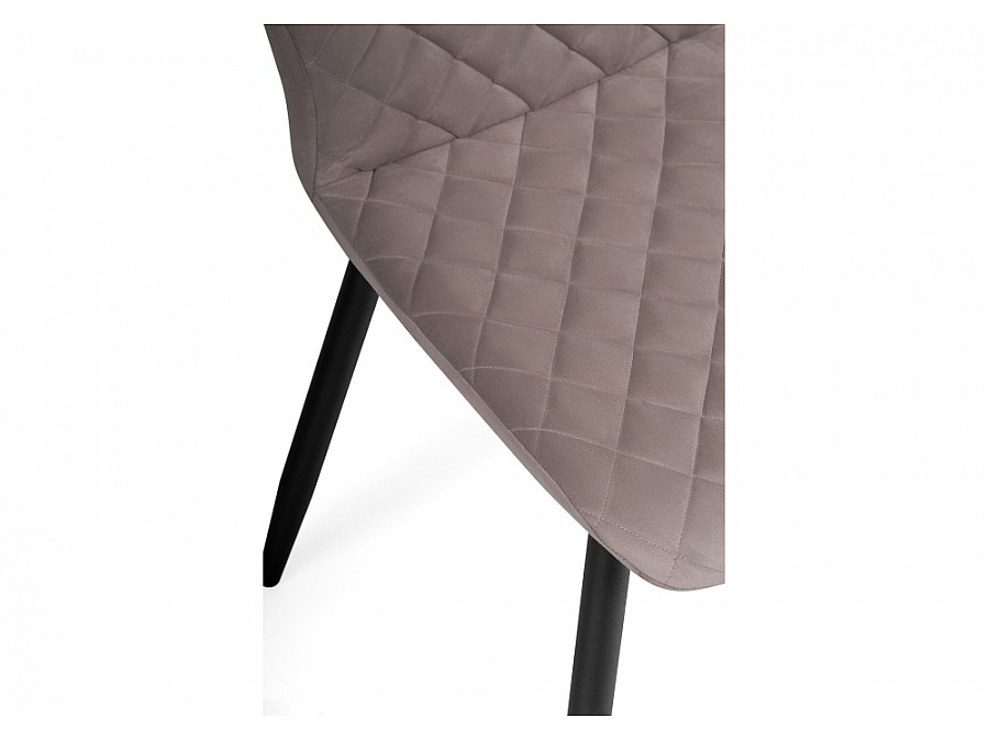 Стул на металлокаркасе Софи латте / черный