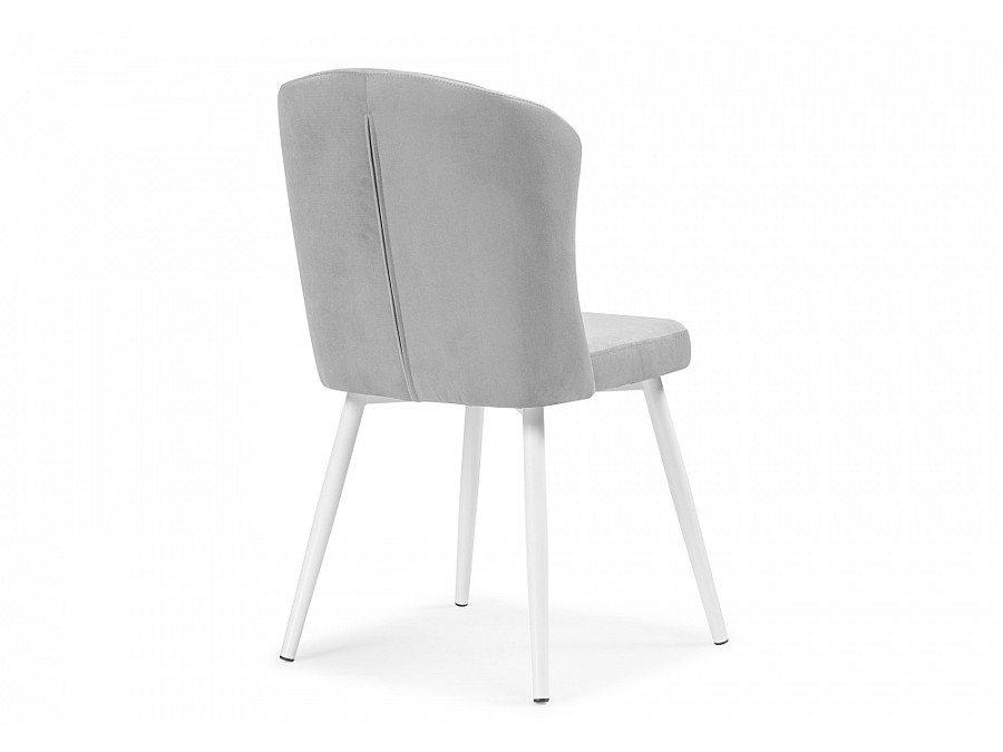 Стул на металлокаркасе Алиссум velutto 52 / белый