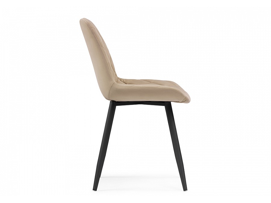 Стул на металлокаркасе Баодин Б/К бежевый / черный
