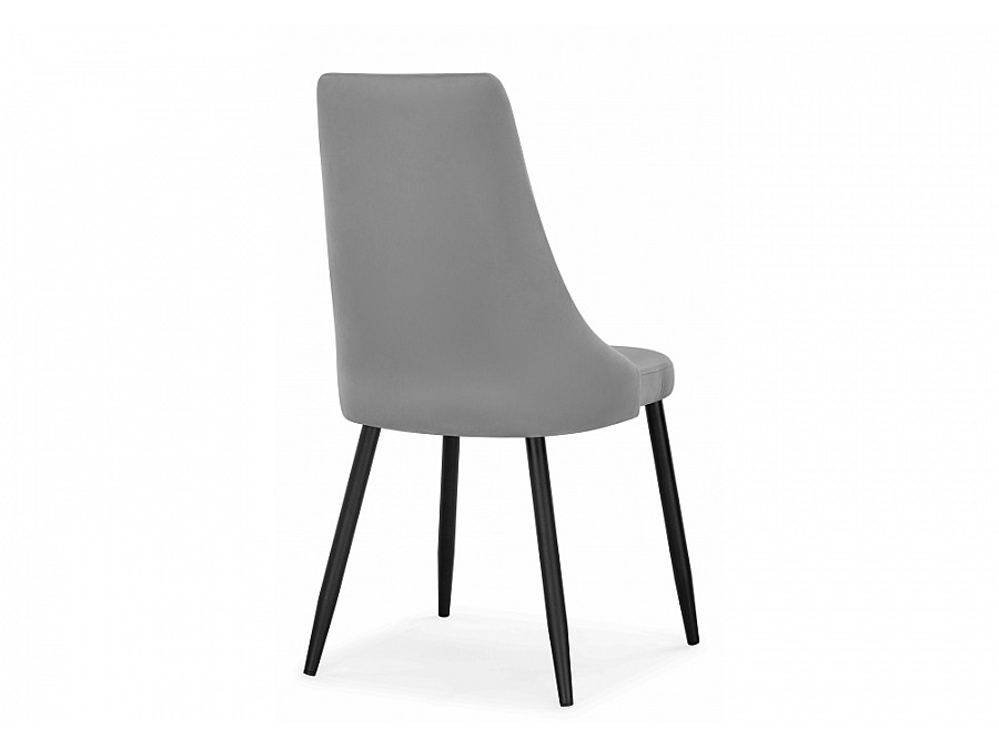 Стул на металлокаркасе Кора темно-серый / черный