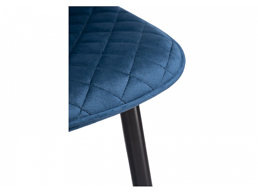 Стул на металлокаркасе Capri dark blue / black