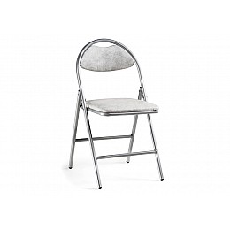 Стул на металлокаркасе Gikat белый мрамор / светлый мусс