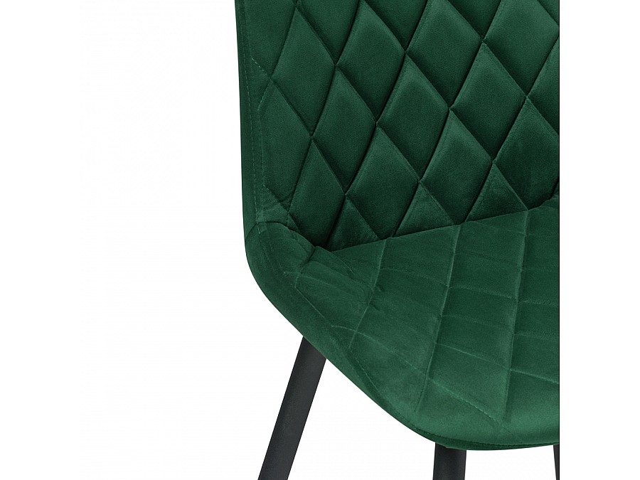 Стул на металлокаркасе Баодин Б/К зеленый / черный