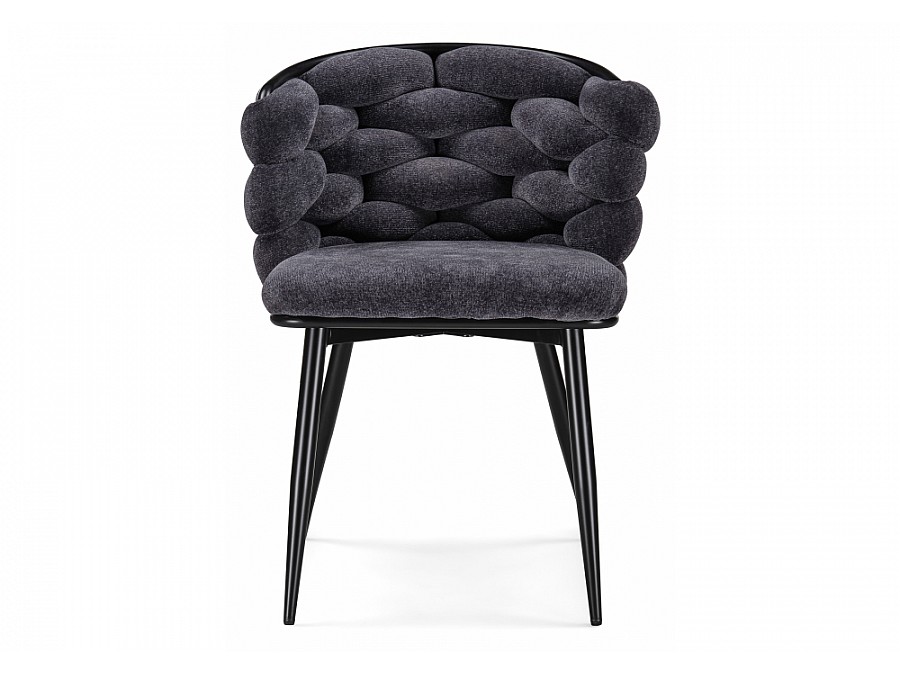 Стул на металлокаркасе Rendi gray-blue / black