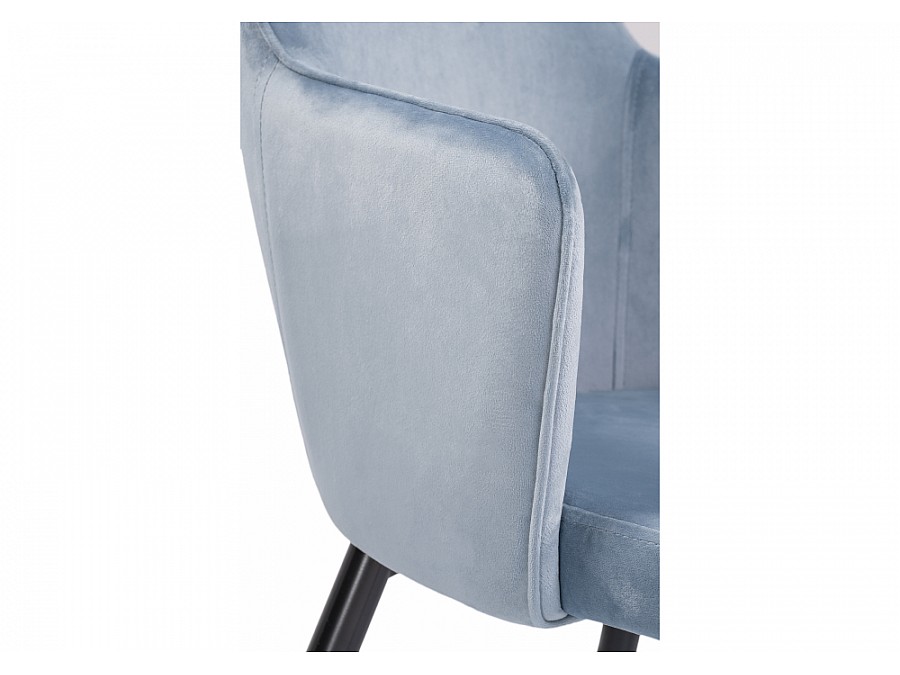 Стул на металлокаркасе Benza blue / black