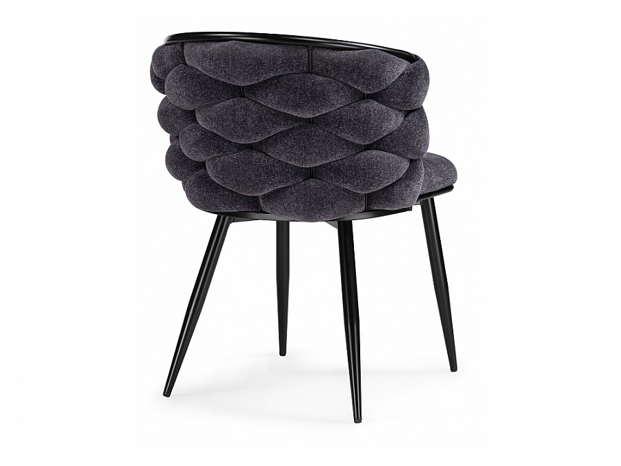Стул на металлокаркасе Rendi gray-blue / black
