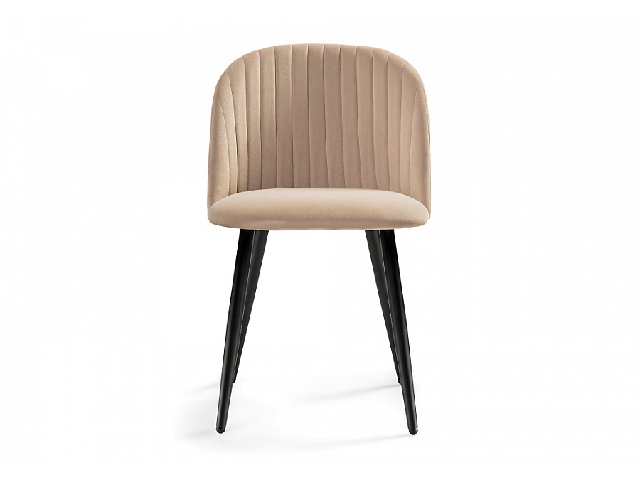 Стул на металлокаркасе Gabi 1 dark beige / black