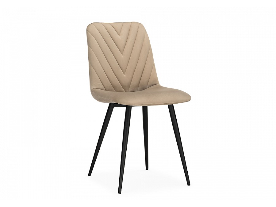 Стул на металлокаркасе Ральф бежевый / черный