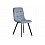 Стул на металлокаркасе Bruk light blue / black