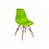 Стул деревянный Eames PC-015 зеленый