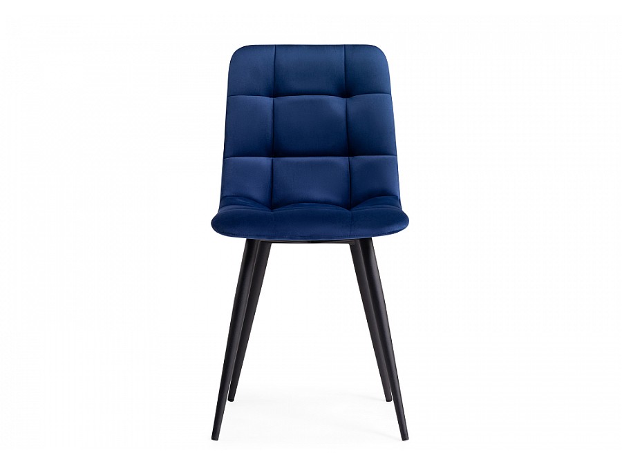 Стул на металлокаркасе Чилли К синий / черный