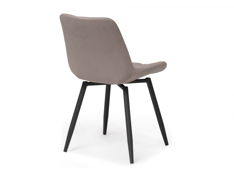 Стул на металлокаркасе Баодин К Б/К крутящийся латте / черный