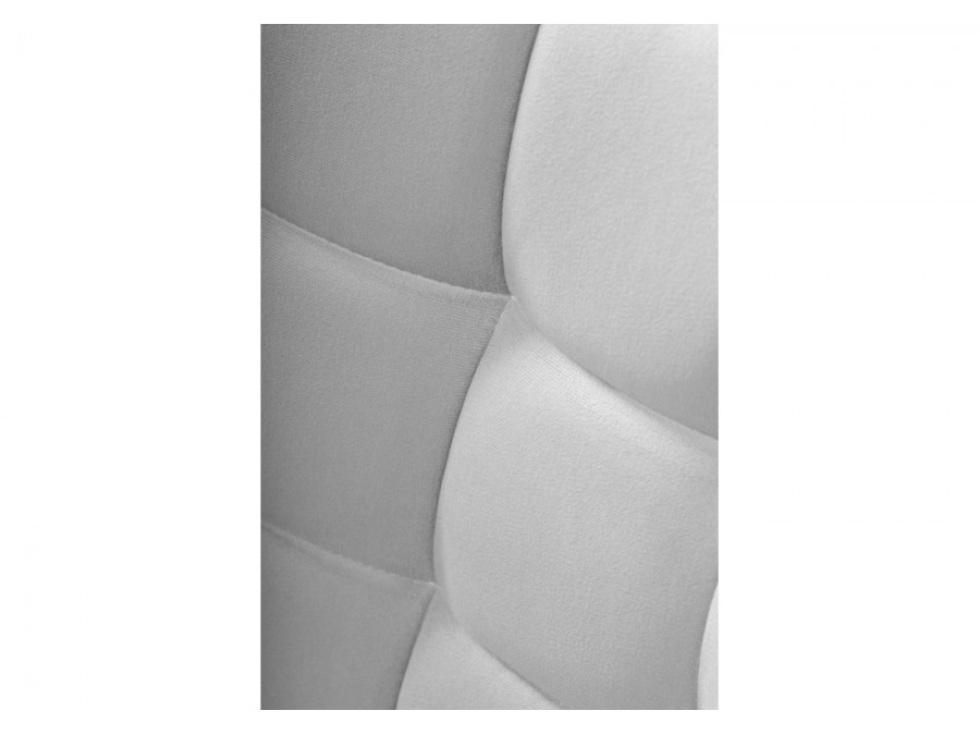 Стул на металлокаркасе Челси крутящийся велюр светло-серый / черный