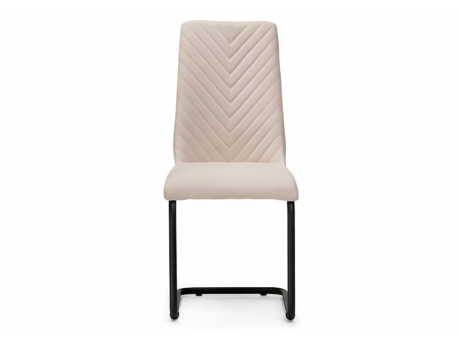 Стул на металлокаркасе Лулла бежевый / черный
