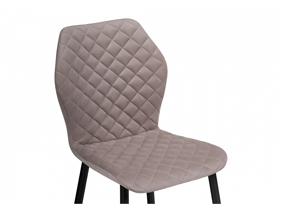 Стул на металлокаркасе Софи латте / черный