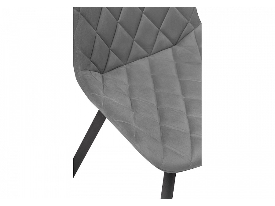 Стул на металлокаркасе Баодин К крутящийся темно-серый / черный