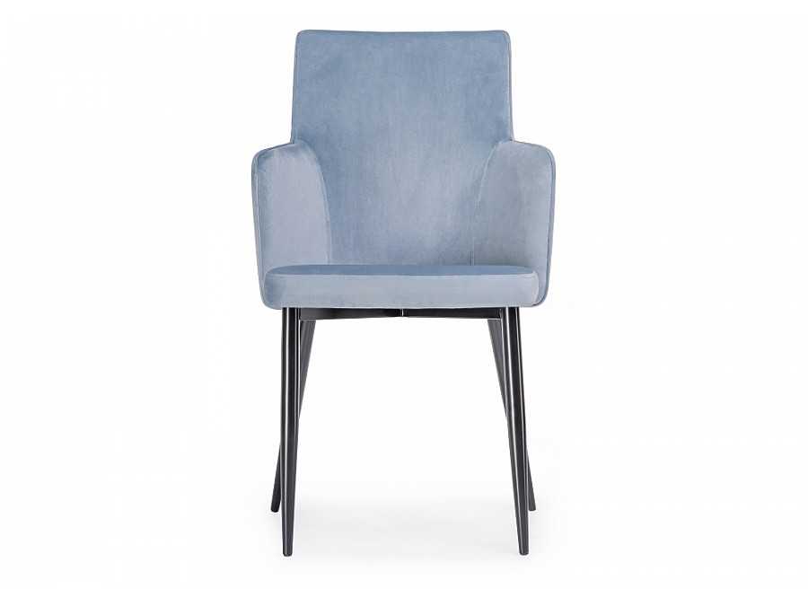 Стул на металлокаркасе Benza blue / black