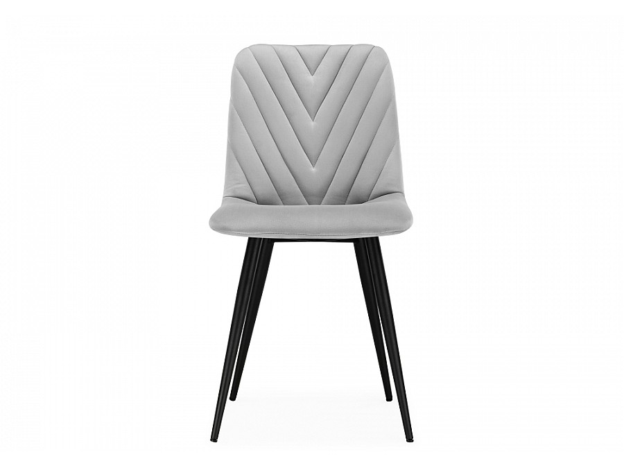 Стул на металлокаркасе Ральф светло-серый / черный