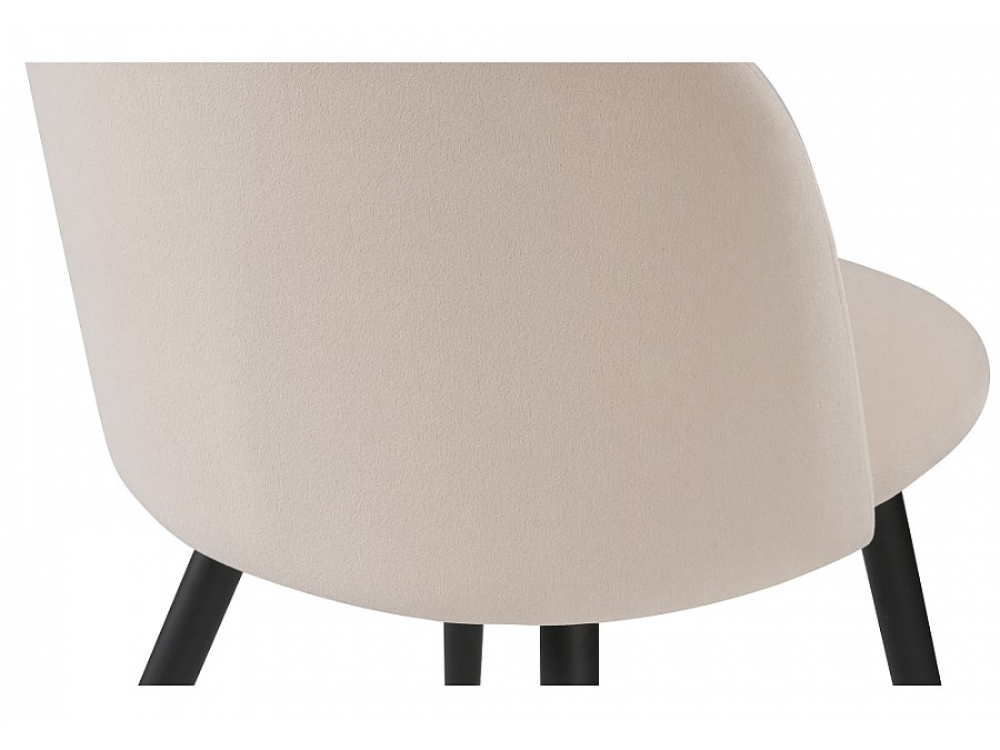 Стул на металлокаркасе Gabi beige / black / gold
