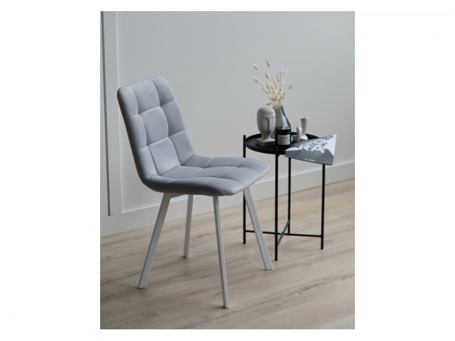 Чилли светло-серый / белый