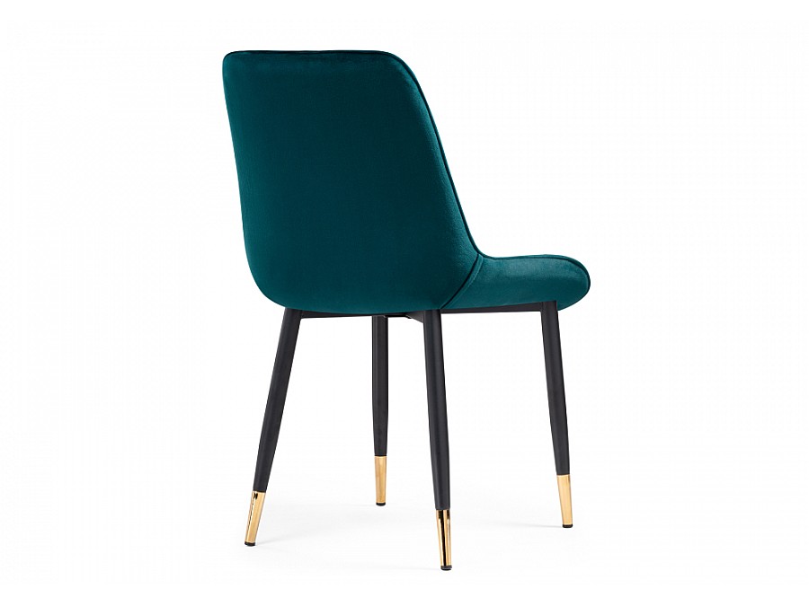 Стул на металлокаркасе Seda 1 green / gold / black