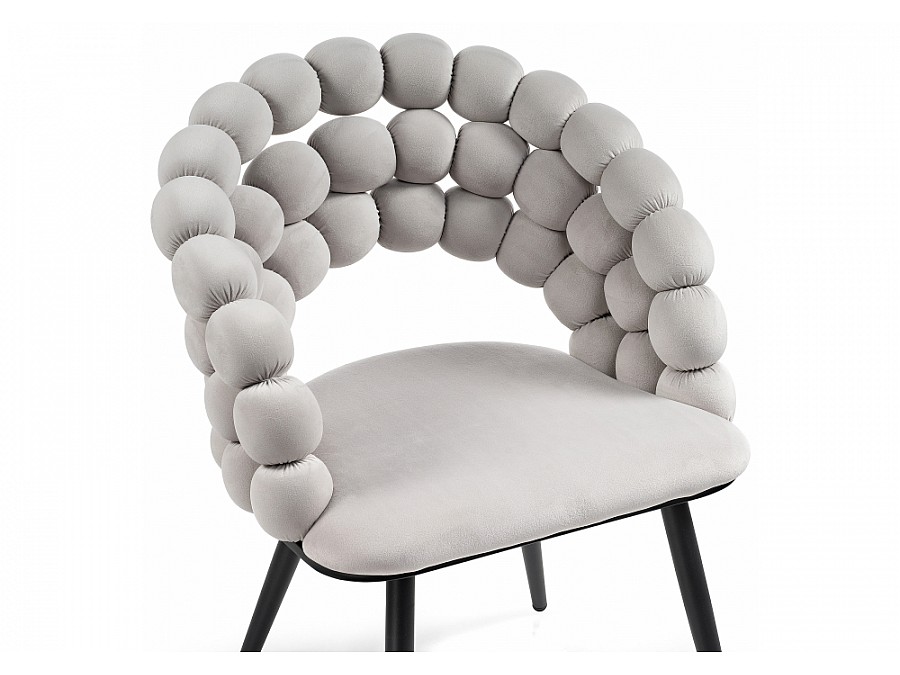 Стул на металлокаркасе Ball gray / black