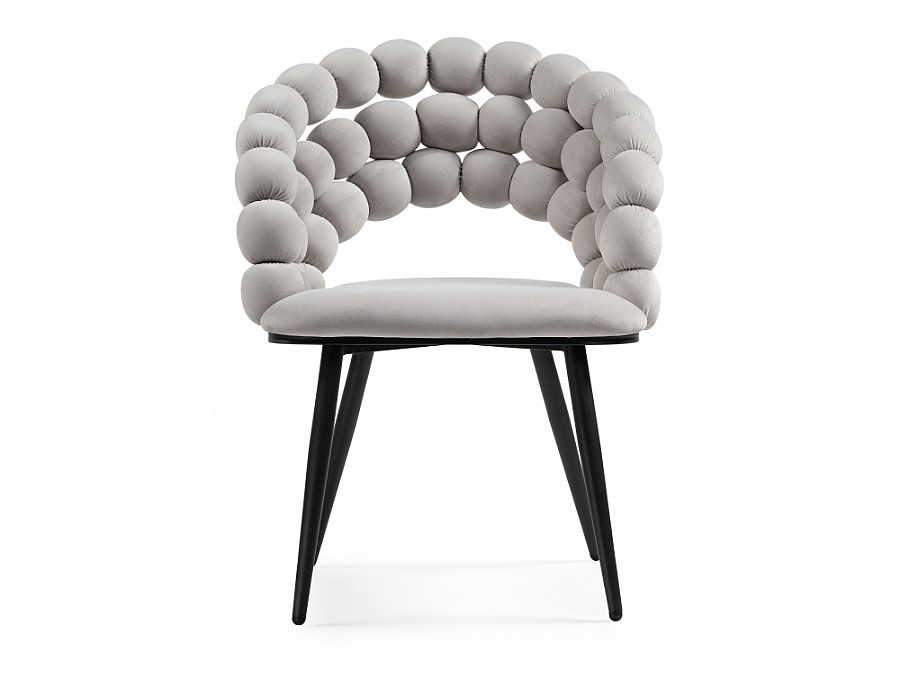 Стул на металлокаркасе Ball gray / black