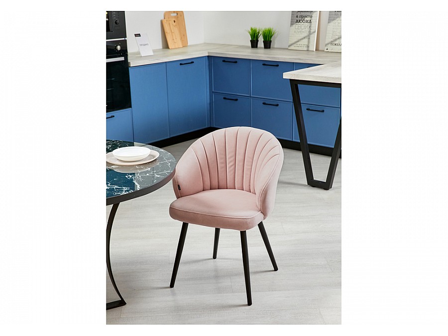 Стул на металлокаркасе Бэнбу velutto 37 / черный