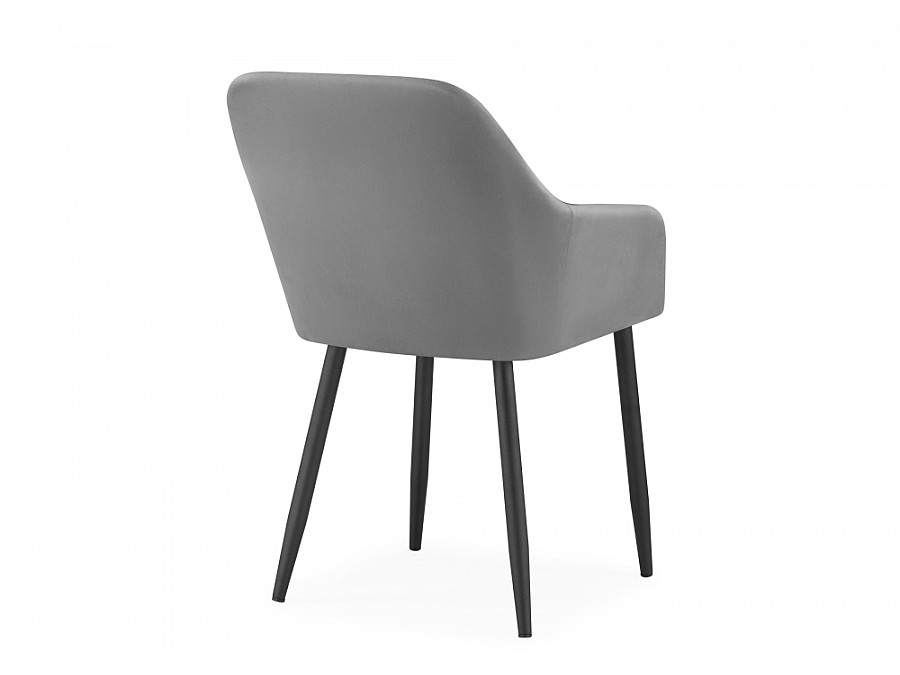 Стул на металлокаркасе Стив темно-серый / черный
