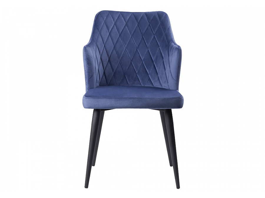 Стул на металлокаркасе Velen dark blue