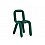 Стул на металлокаркасе Garden dark green