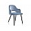 Стул на металлокаркасе Konor синий
