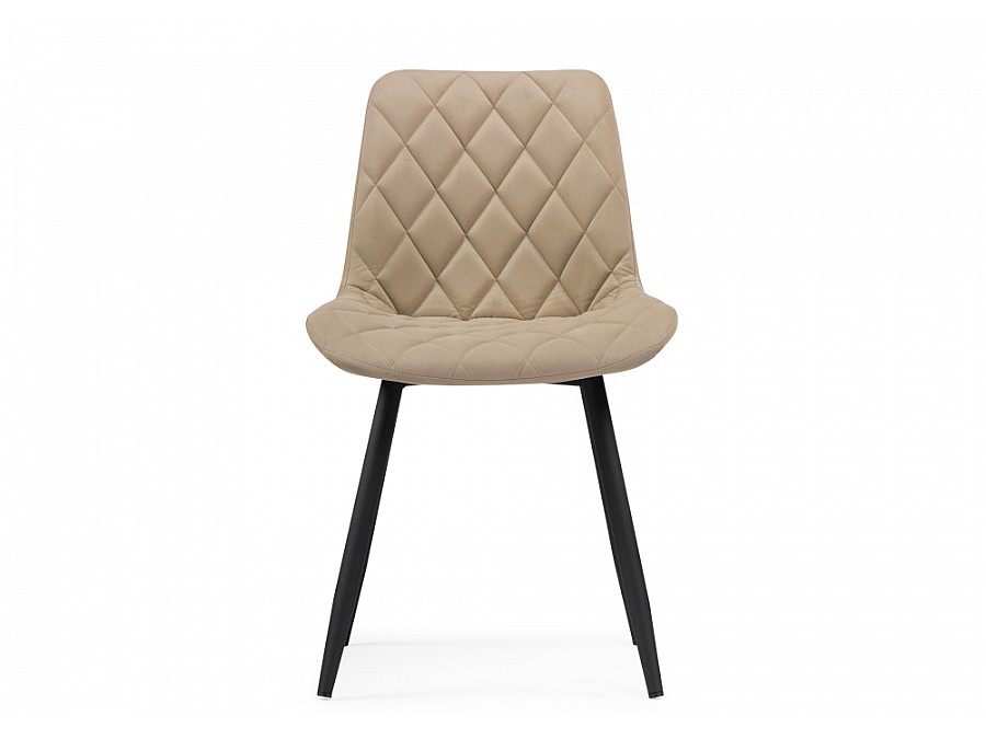 Стул на металлокаркасе Баодин Б/К бежевый / черный