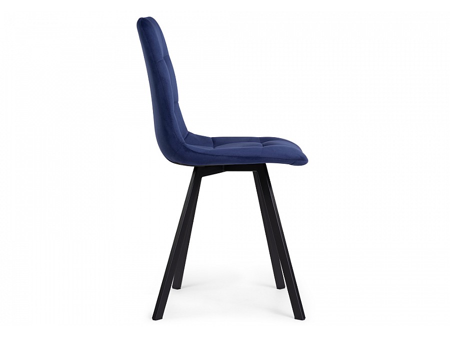 Стул на металлокаркасе Чилли черный / синий