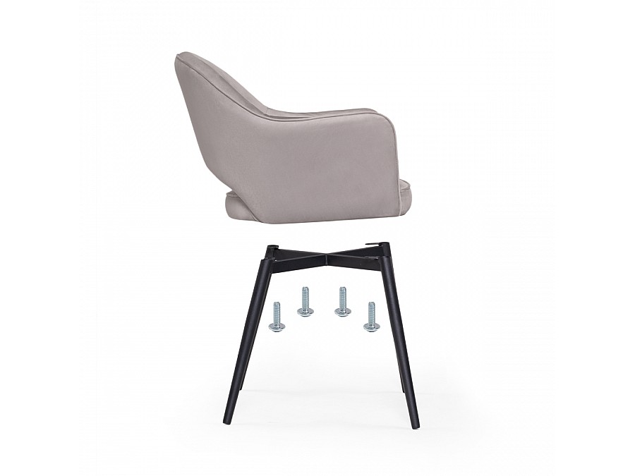 Стул на металлокаркасе Ойстер MR-28 / черный