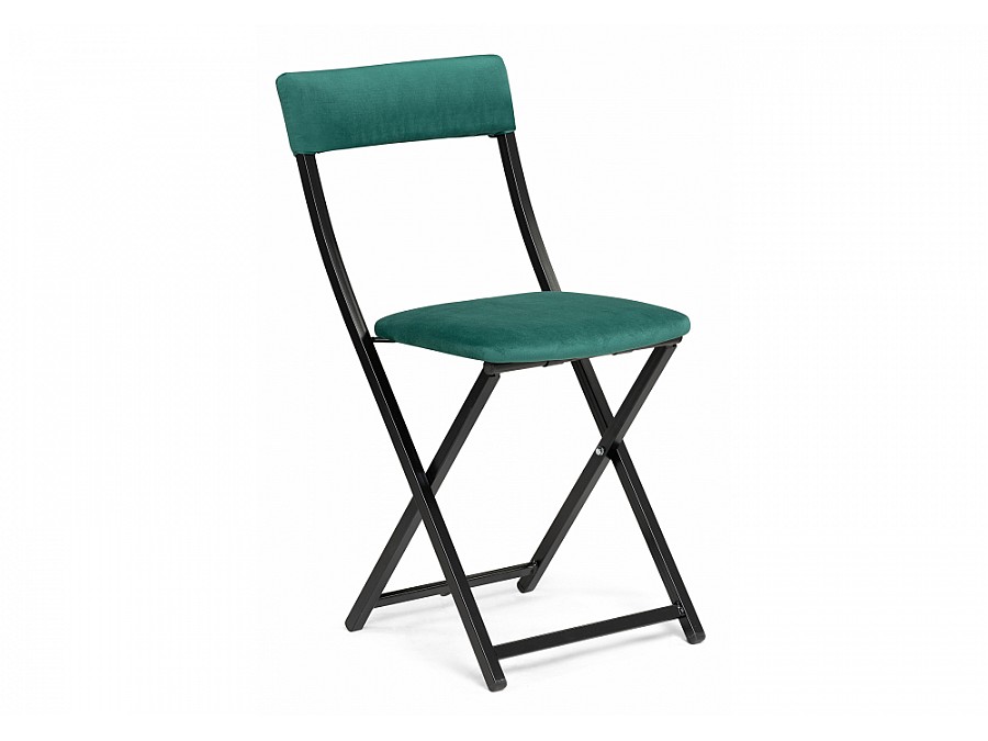 Стул на металлокаркасе Elevis зеленый / черный