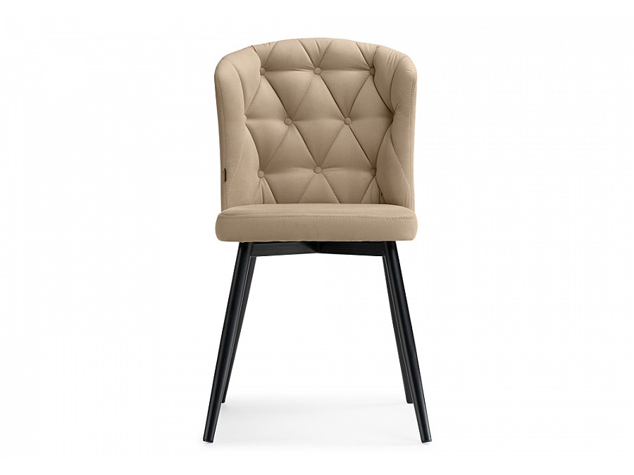 Стул на металлокаркасе Алиссум velutto 05 / черный