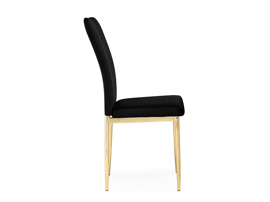 Стул на металлокаркасе Rek black / gold