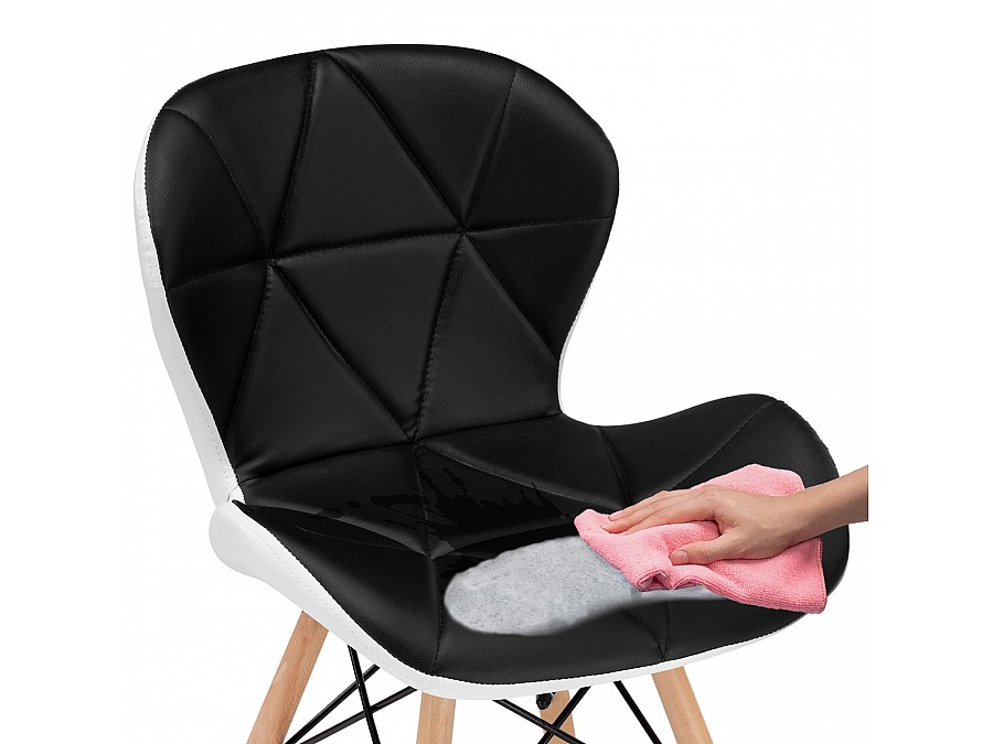 Стул деревянный PC-027 black / white