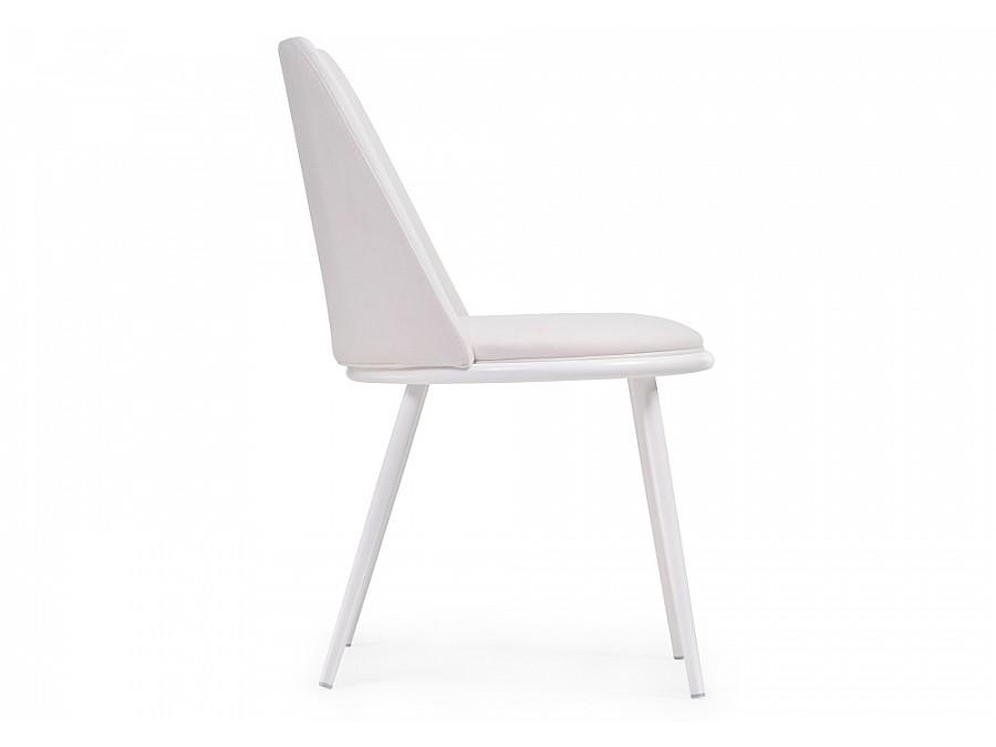 Стул на металлокаркасе Алдис катания вайт / белый матовый