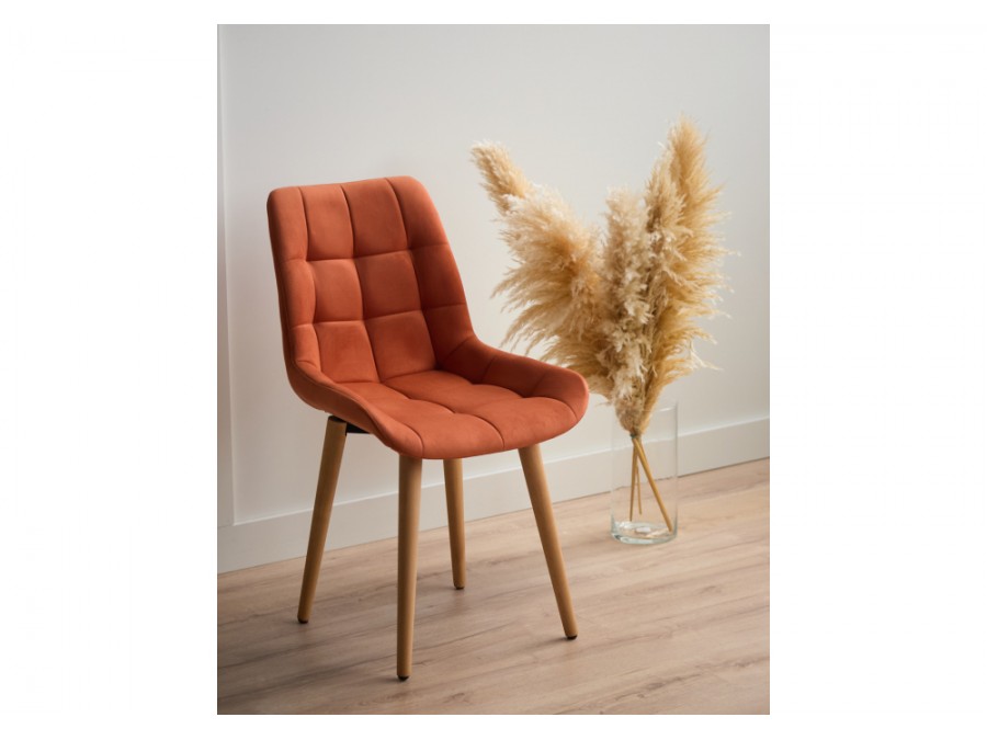 Челси 360 терракотовый (zd 432) / светлое дерево np