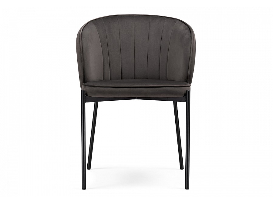 Стул на металлокаркасе Нейл серый / черный