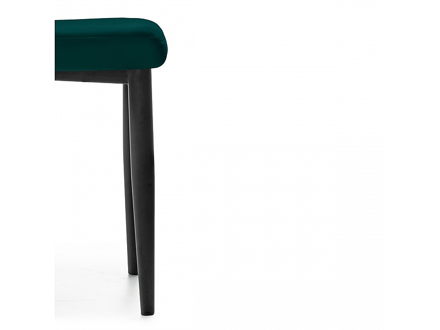 Стул на металлокаркасе Kora green / black