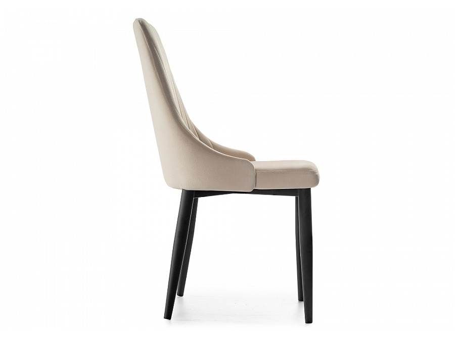 Стул на металлокаркасе Kora beige / black