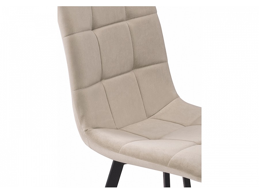 Стул на металлокаркасе Bruk beige / black