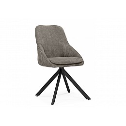 Стул на металлокаркасе Техас крутящийся латте / черный