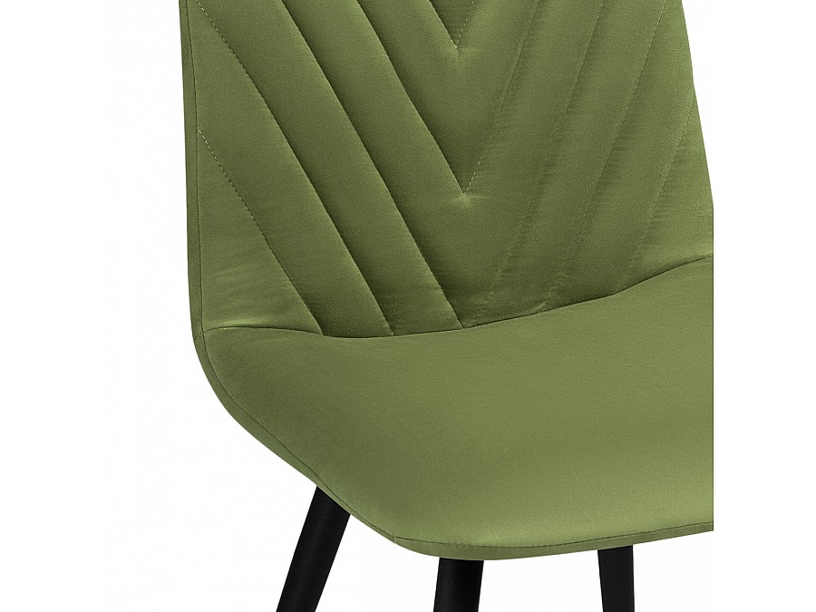 Стул на металлокаркасе Ральф зеленый / черный