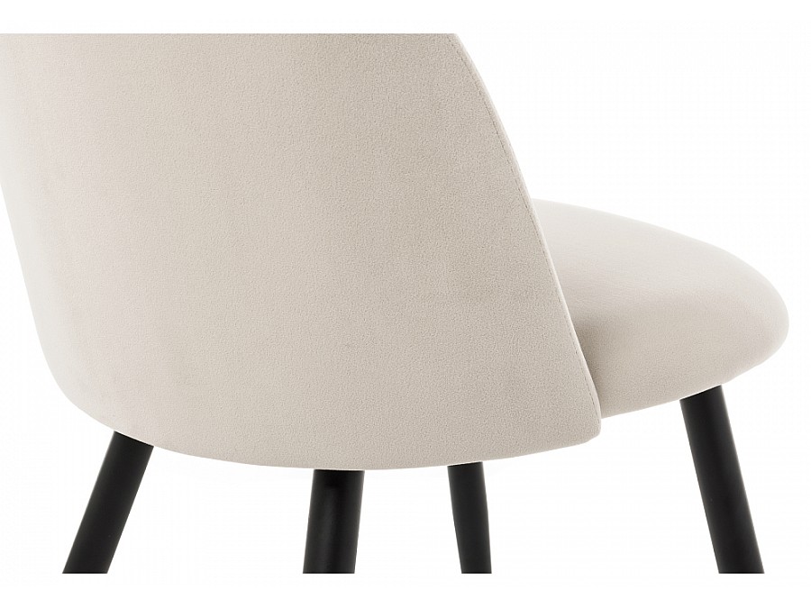 Стул на металлокаркасе Gabi 1 beige / black