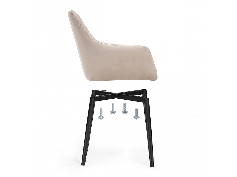 Стул на металлокаркасе Райнер MR -26 / черный